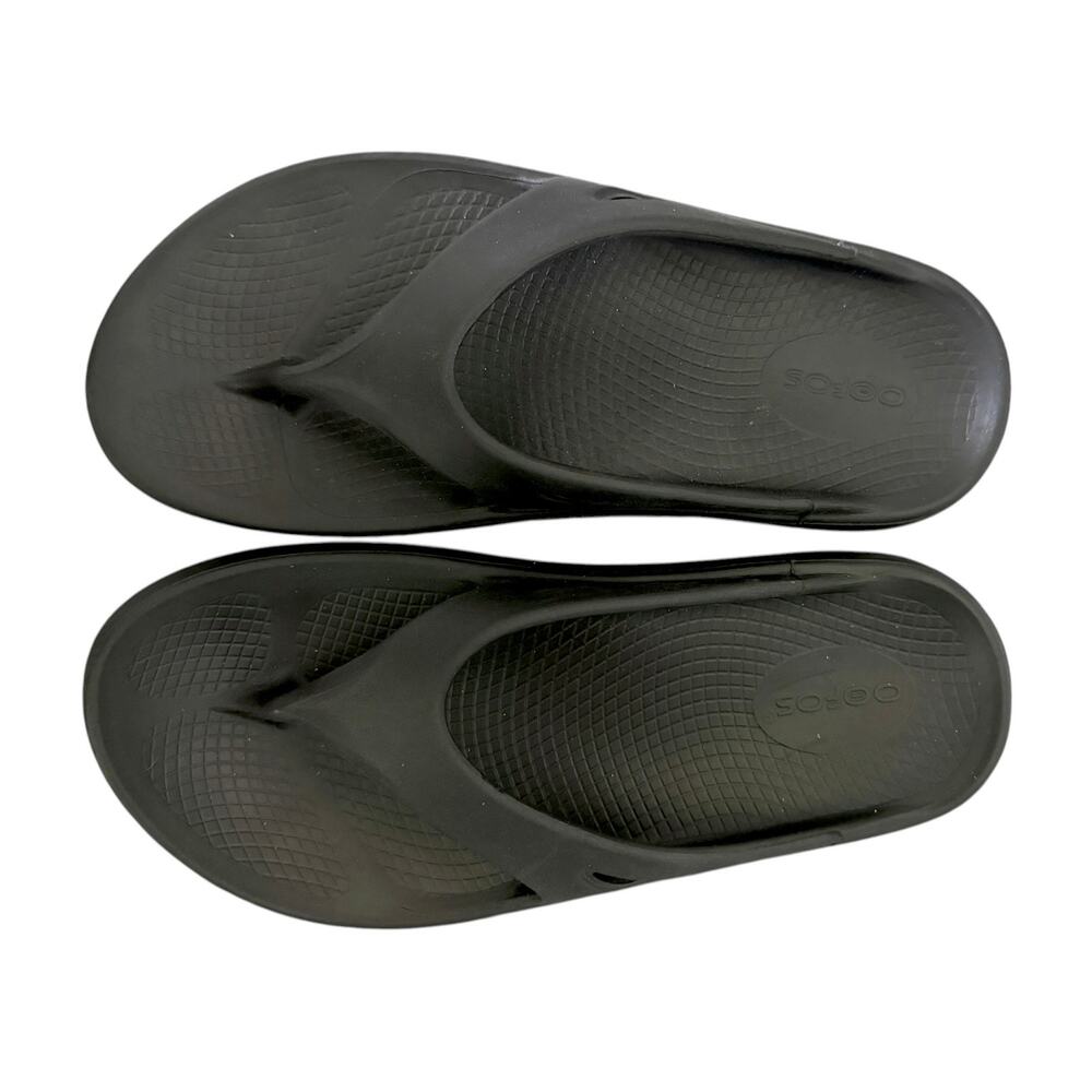 Oofos OOriginal Thong Sandals Black Women’s 7 Casual Comfort Beach Pool Summer - Picture 3 of 9